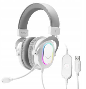 Słuchawki studyjne nauszne FIFINE H6W AmpliGame RGB dźwięk przestrzenny 7.1 12