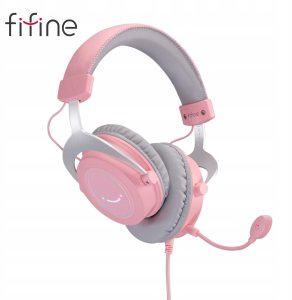 Słuchawki studyjne nauszne FIFINE H3P AmpliGame RGB z mikrogonem studyjne 11