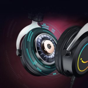 Słuchawki gamingowe FIFINE H3W AmpliGame RGB z mikrogonem studyjne nauszne 9