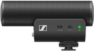 Sennheiser MKE 400 MOBILE KIT - Mikrofon pojemnościowy, superkardioidalny, wyposażony w filtr dolnoprzepustowy ze statywem Manfrotto 11