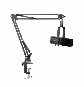 Mikrofon dynamiczny studyjny Fifine AM8T USB/XLR RGB ze statywem PnP 1