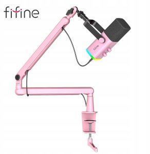 Mikrofon Fifine Mikrofon studyjny dynamiczny FifineTAM8P XLR/USB z pantografem 6