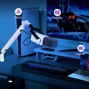 Mikrofon Fifine Mikrofon studyjny dynamiczny Fifine TAM8W XLR/USB z pantografem 11