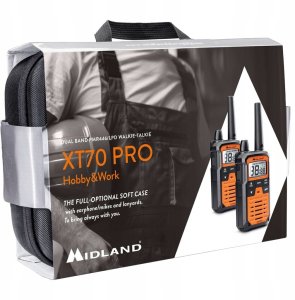 Telefon stacjonarny Midland XT 70 Pro 2 szt. zestaw walizek 6