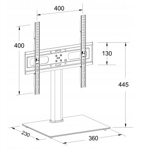 Montis Uchwyt TV stojący PICO 23-47'' MT142 9
