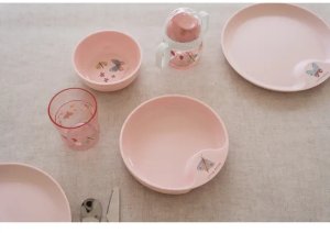 KUBEK DZIECIĘCY NIEKAPEK MIO FLOWERS & BUTTERFLIES 200ML 108012565243 3