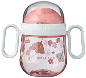 KUBEK DZIECIĘCY NIEKAPEK MIO FLOWERS & BUTTERFLIES 200ML 108012565243 6
