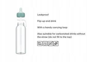 BUTELKA FLIP-UP CAMPUS 500 ML COOL PINK 107452074100 7