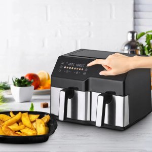 Extralink Home Air Fryer SJ-1000 10L EU | Frytkownica | (6L+4L)  2500W 12
