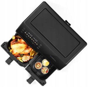 Extralink Home Air Fryer SJ-1000 10L EU | Frytkownica | (6L+4L)  2500W 4