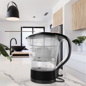 Czajnik Dafi Elektryczny czajnik filtrujący 2w1 czarny z 6 wkładami AGD+ Unimax 5