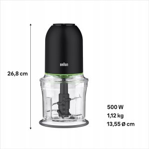 Braun CH3011BK MultiPractic 3 Zerkleinerer (CH3011BK) 4