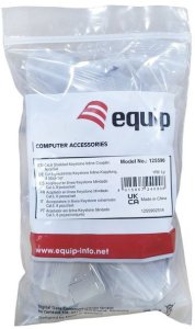 Equip Equip Keystone Verbinder ungesch. Cat6 2xRJ45 Metall 8er Set 6