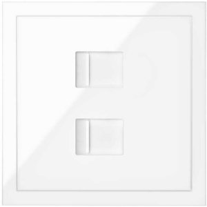 Gniazdo komputerowe Kontakt-Simon Simon 100 10002544-039 2x RJ45 kategoria 6 mechanizm, bez ramki montażowej czarny 2