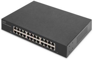 Digitus 24-portowy przełącznik gigabitowy, 19-calowy, niezarządzalny 1
