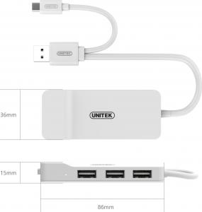 HUB USB Unitek 4x USB-A 2.0 (Y-2133) 7