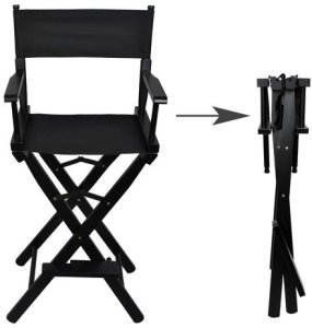 Krzesło do makijażu drewniane Beautylushh 25414 11