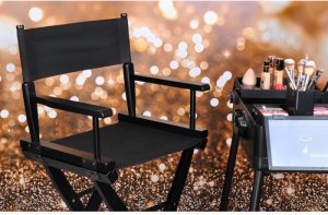 Krzesło do makijażu drewniane Beautylushh 25414 13