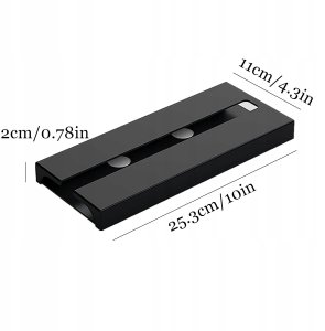 WIESZAK NA WINO Kieliszki PODWÓJNY Biały Matowy 7