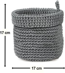 Zestaw 3x Koszyk łazienkowy Momo Way szary 3