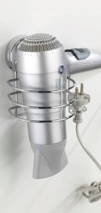 Uchwyt na suszarkę do włosów OSIMO Static-Loc, stal chromowana, WENKO 5