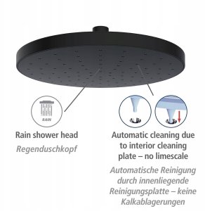 Deszczownica sufitowa z automatycznym czyszczeniem, Ø 22,5 cm, WENKO 2