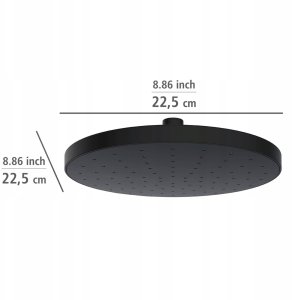 Deszczownica sufitowa z automatycznym czyszczeniem, Ø 22,5 cm, WENKO 5