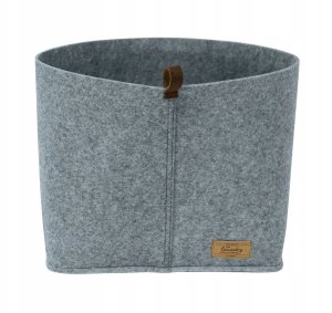 Organizer na kosmetyki i drobne przedmioty FELI, z imitacji filcu, 24 x 16 x 16 cm, WENKO 7