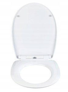 Deska sedesowa POLAR z cichym domykaniem, Thermoplast, wzór roślinny, WENKO 3