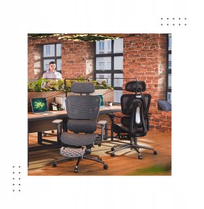 Krzesło biurowe Mark Adler Expert 7.9 Szare 3