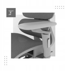 Krzesło biurowe Mark Adler Expert 7.9 Szare 5