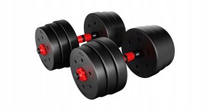 Hantle Athler Lion 2.0 Regulowane Sztanga 20Kg Zestaw Hantli 2X10Kg Gryf 8