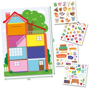 SES Mój pierwszy plakat z nakl.domek 14476 44760 2