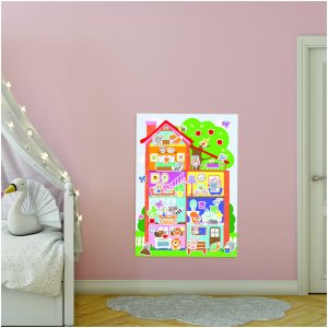 SES Mój pierwszy plakat z nakl.domek 14476 44760 4