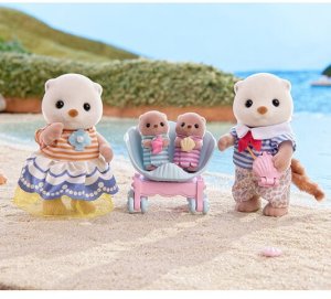Sylvanian Families Sea otter family 8