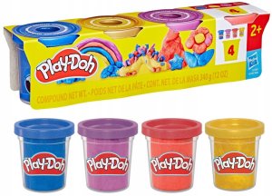 Play-Doh 4 Pack Specialty 340 g - Shimmery Metalli 1