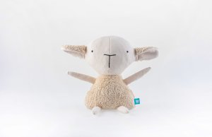 PROMO Szumiś Szumisie Szumiąca owieczka 5w1 z lampką ecru-beżowa 1