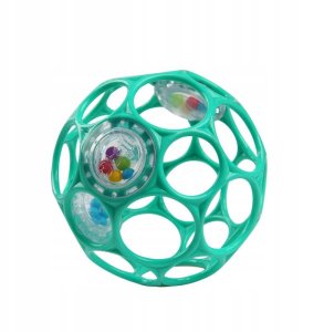 OBALL Rattle 10 cm Turquoise 0m+ 1