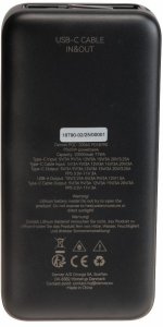 Denver PQC-20065 Schnelllade-Powerbank 20000mAh 8