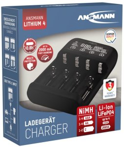 Ładowarka stołowa ANS 1001-0122 LCD dla Li-Ion NiMH i LiFePO4 1
