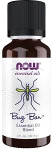 NOW Foods - Olejek Eteryczny, Bug Ban, Olejek Odstraszający Owady, 30 ml 1