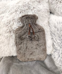 PLUSZOWY TERMOFOR GUMOWY MISIOWY POKROWIEC FUTERKO MIŚ OGRZEWACZ 2L BRĄZOWY 7