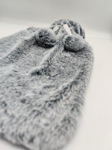SHOPUJ.PL PLUSZOWY TERMOFOR GUMOWY MISIOWY POKROWIEC FUTERKO MIŚ OGRZEWACZ 2L SZARY 5