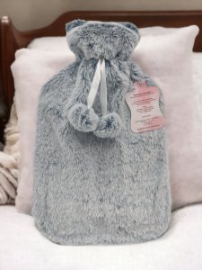 SHOPUJ.PL PLUSZOWY TERMOFOR GUMOWY MISIOWY POKROWIEC FUTERKO MIŚ OGRZEWACZ 2L SZARY 7