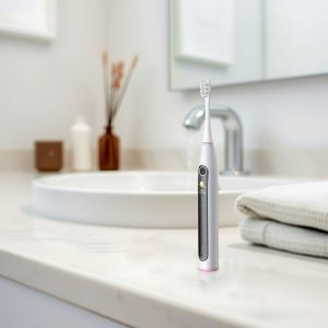 Oclean X Lite S Duo Set electric toothbrushes for two, blue and gray 1
