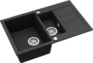 Zlewozmywak Aquasanita HELIKA Sink Tesa SQT151-601AW 80x50 2