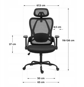 Krzesło biurowe Mark Adler Manager 2.9 Czarne 5