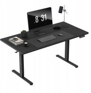 Biurko Elektryczne Regulowane 140 X 70 Cm Mark Adler Leader 7.4 Black 1