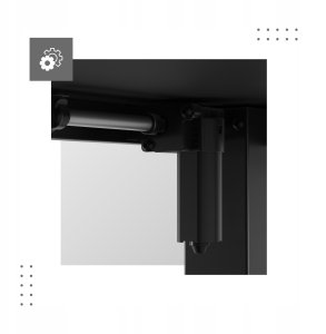 Biurko Elektryczne Regulowane 140 X 70 Cm Mark Adler Leader 7.4 Black 13