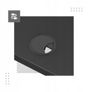 Biurko Elektryczne Regulowane 140 X 70 Cm Mark Adler Leader 7.4 Black 6